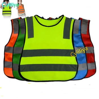 30pcs Kids Visibility Woking Safety Vest 5Colors Road Traffic Working Vest Green Reflective Safety Clothing For Children Student
30pcs Kids Visibility Woking Safety Vest 5Colors Road Traffic Working Vest Green Reflective Safety Clothing For Children Student