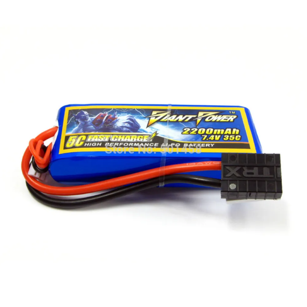 7.4V/2S 2200mAh 35C Lipo Battery TRX plug For Traxxas 1/16th E-Revo Hot selling