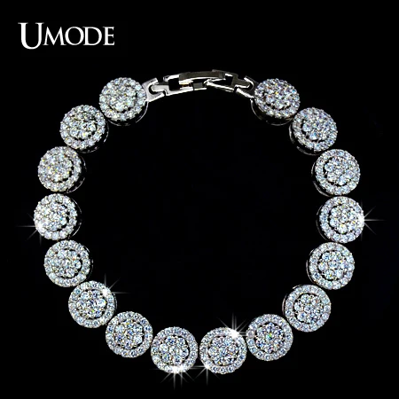 UMODE Hand-set Micro Inlay Craft AAA+ CZ Cubic Zirconia Bijouterie Studded Bracelet for women UB0007
UMODE Hand-set Micro Inlay Craft AAA+ CZ Cubic Zirconia Bijouterie Studded Bracelet for women UB0007
