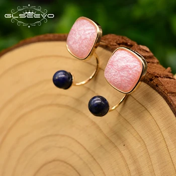 XlentAg Lapis Lazuli Pink Colored Glass Stud Earrings For Women Gift Dual Use Earrings Jewelry Brincos Para As Mulheres GE0766F
XlentAg Lapis Lazuli Pink Colored Glass Stud Earrings For Women Gift Dual Use Earrings Jewelry Brincos Para As Mulheres GE0766F