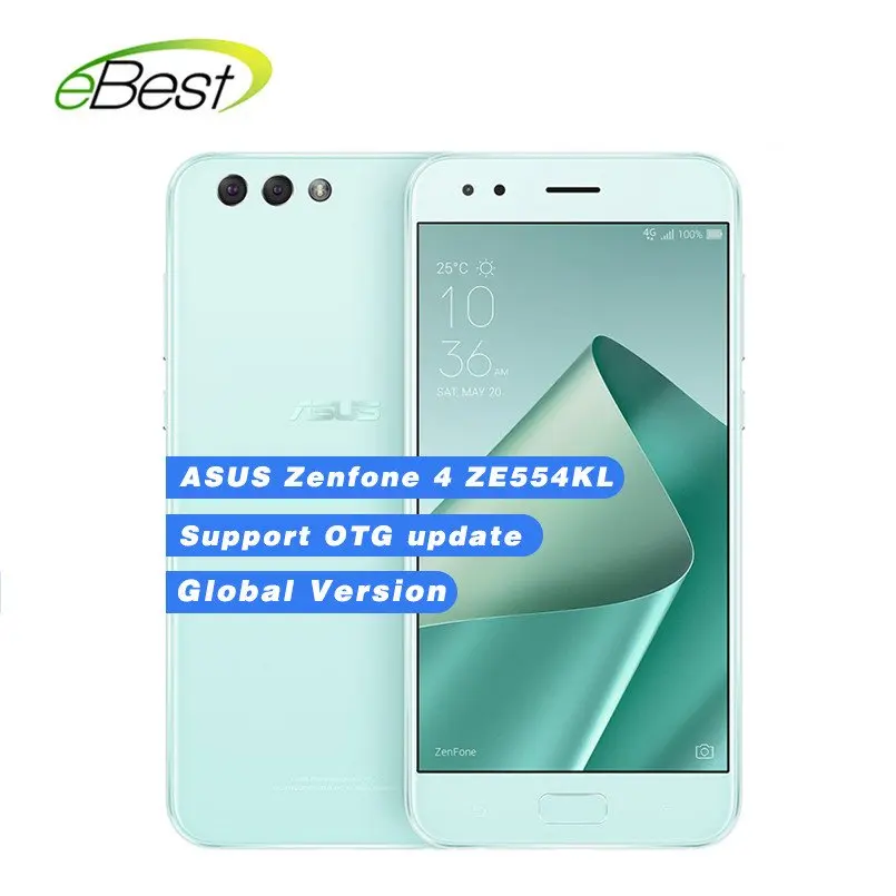 

Global ASUS Zenfone 4 ZE554KL Android Smartphone Octa Core Snapdragon 630 4GB RAM 64GB ROM 5.5'' FHD 3300mAh NFC Moblie Phone