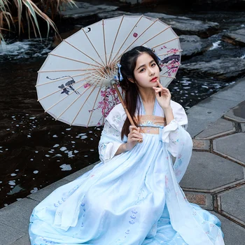 Chinese Style Hanfu 2 Pieces / Set Of Improved Fresh And Elegant Fairy Students Daily Embroidery Spring And Autumn Suit DL3768
Chinese Style Hanfu 2 Pieces / Set Of Improved Fresh And Elegant Fairy Students Daily Embroidery Spring And Autumn Suit DL3768