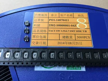Taiwan Round DIP 3.5*4.7MM Tortoise Button Digital Accessories Tact Switch 4 Pin SMD
Taiwan Round DIP 3.5*4.7MM Tortoise Button Digital Accessories Tact Switch 4 Pin SMD