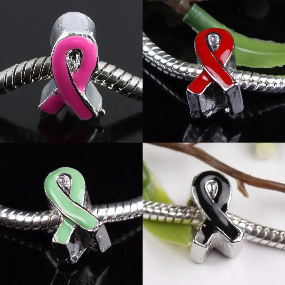 TUMBEELLUWA 1Lot (50Pc) Enamel Ribbon Charm European Bracelet Bead HIV AIDS Breast Cancer Awareness
TUMBEELLUWA 1Lot (50Pc) Enamel Ribbon Charm European Bracelet Bead HIV AIDS Breast Cancer Awareness