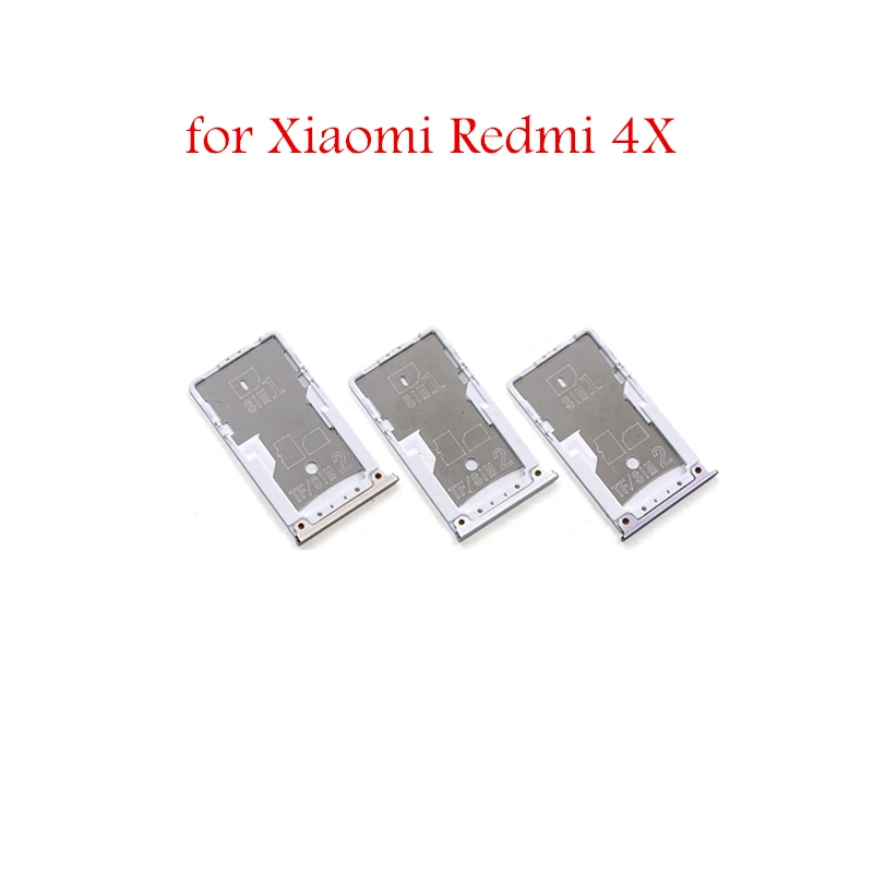 for Xiaomi Redmi 4X Card Tray Holder Micro SIM Nano SD Slot Adapter Repair Spare Parts | Мобильные телефоны и аксессуары