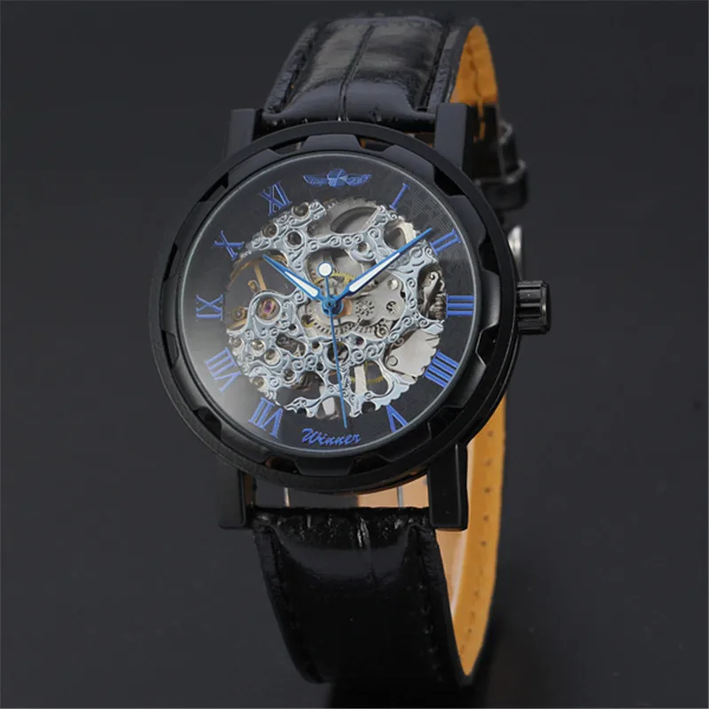 2016 Men's Skeleton Mechanical Watch Winner wristwatch Man watches Leather Relogio Masculino Luxury Fashion Casual Wrist Watch
2016 Men's Skeleton Mechanical Watch Winner wristwatch Man watches Leather Relogio Masculino Luxury Fashion Casual Wrist Watch