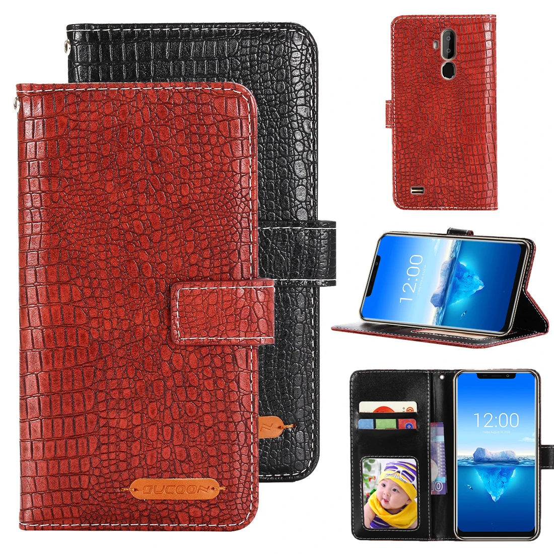 GUCOON Fashion Crocodile Wallet for Oukitel C12 C13 C15 C17 C10 Pro Case Luxury PU Leather Phone Cover Bag Quality Hand Purse
GUCOON Fashion Crocodile Wallet for Oukitel C12 C13 C15 C17 C10 Pro Case Luxury PU Leather Phone Cover Bag Quality Hand Purse