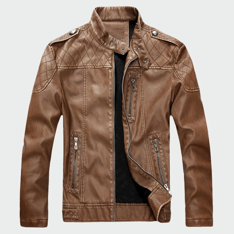 Men's Leather Jackets Winter Casual Motorcycle PU Plus Velvet Leather Coats Men Faux Jacket Plus Velvet Brand Clothing 2XL ML013
Men's Leather Jackets Winter Casual Motorcycle PU Plus Velvet Leather Coats Men Faux Jacket Plus Velvet Brand Clothing 2XL ML013