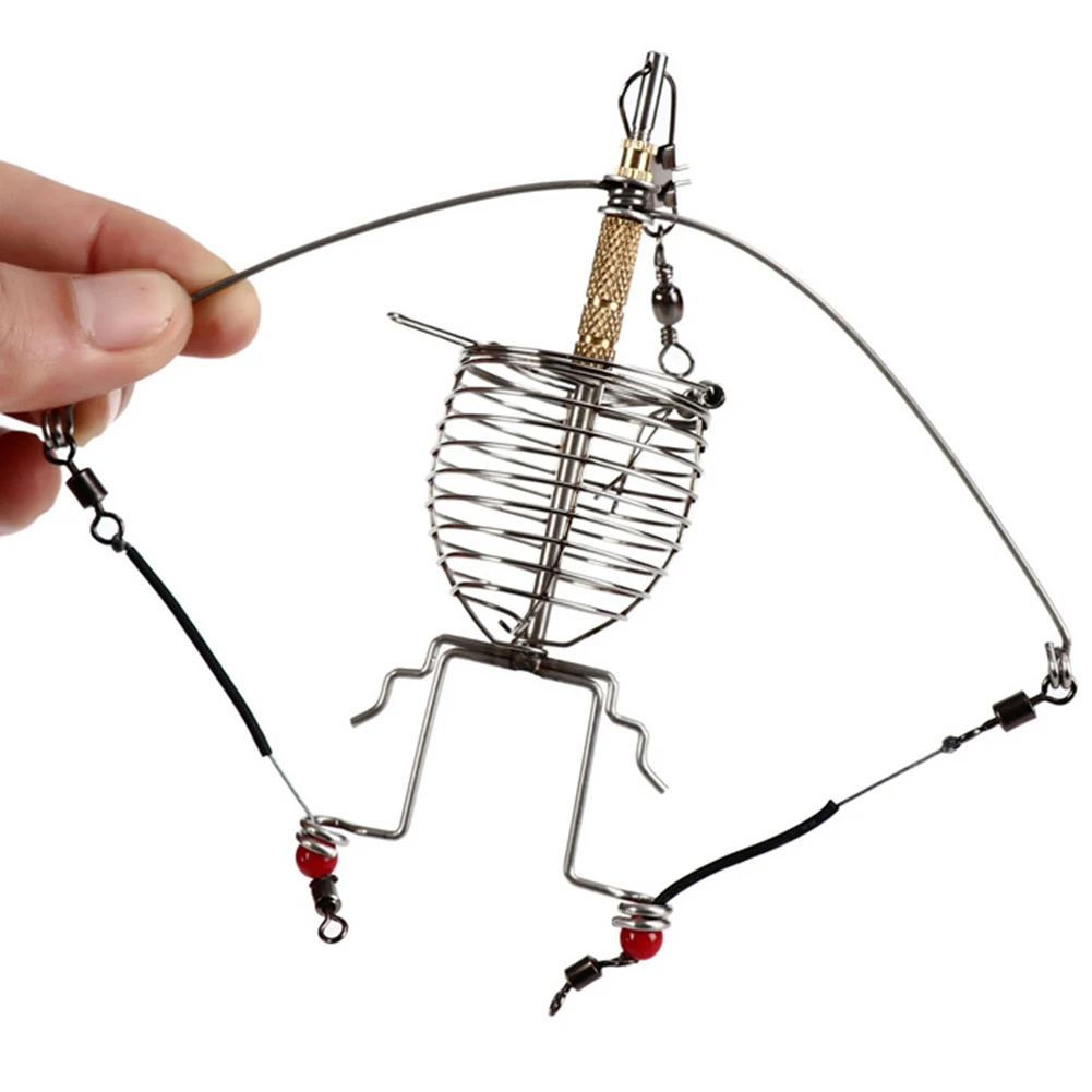 Lure Device Recise Triggering Outdoor Sea Trap Sensitive Automatic Nesting Fishing Feeder Multifunctional Stainless Steel Small
Lure Device Recise Triggering Outdoor Sea Trap Sensitive Automatic Nesting Fishing Feeder Multifunctional Stainless Steel Small