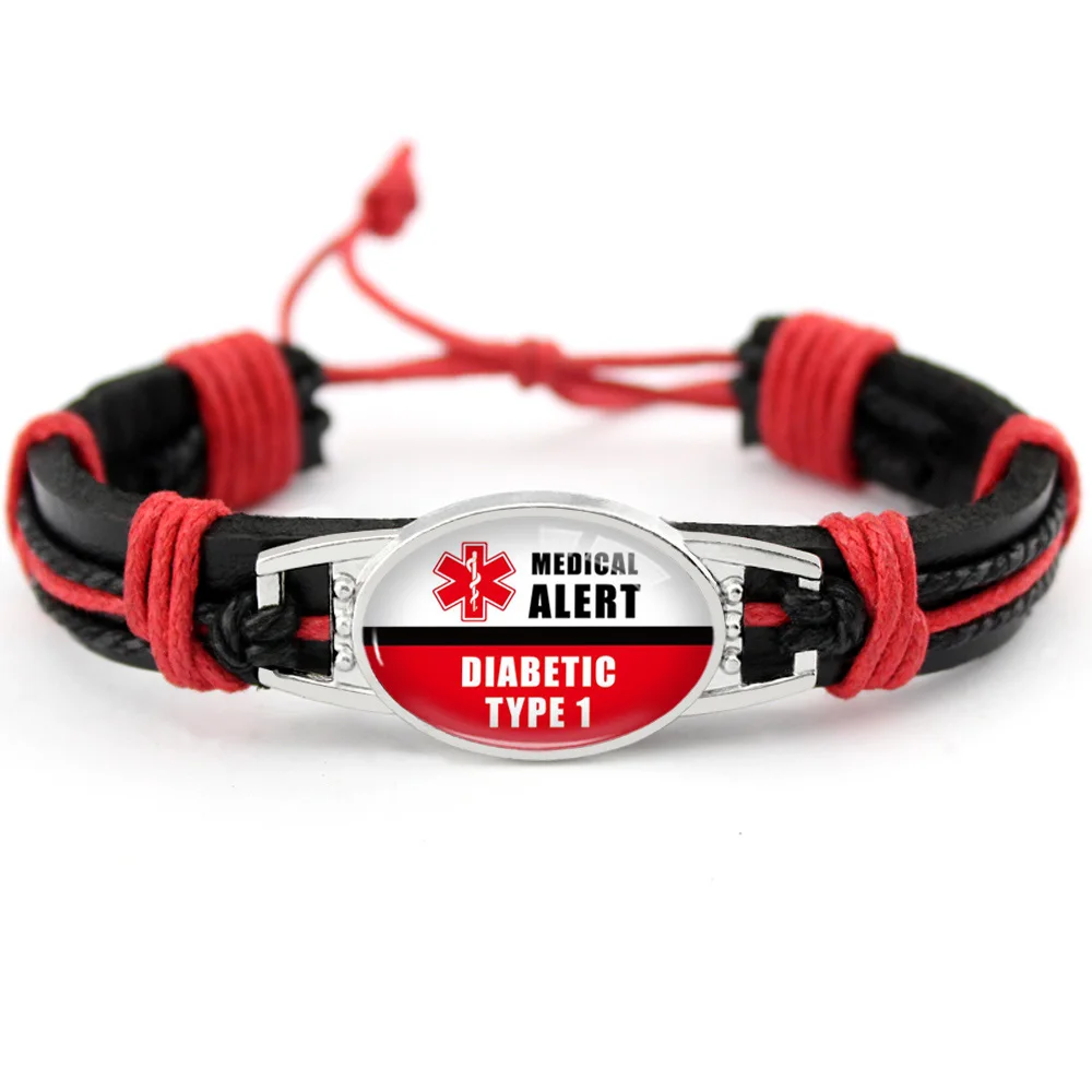 Medical Alert Stethoscope Childhood Breast Cancer Autism Diabetes Diabetic Type 1 Type 2 Awareness Hope Ribbon Leather Bracelets
Medical Alert Stethoscope Childhood Breast Cancer Autism Diabetes Diabetic Type 1 Type 2 Awareness Hope Ribbon Leather Bracelets