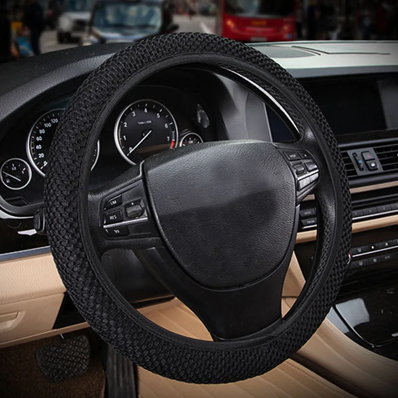 Car Steering Wheel Cover 3D Big Mesh Without Inner Circle Anti-Slip Four Seasons Universal Decoration Accessories Car-styling
Car Steering Wheel Cover 3D Big Mesh Without Inner Circle Anti-Slip Four Seasons Universal Decoration Accessories Car-styling