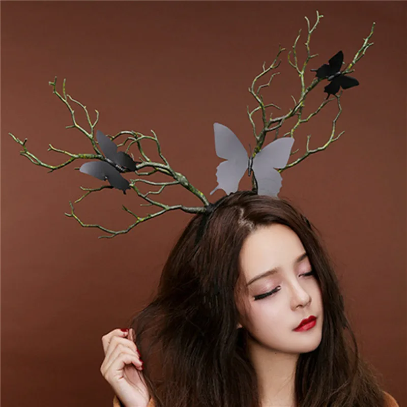 Long Antlers Tree Branches Horns Hat Hair Headband Cosplay Party Fancy Dress NEW Cosplay Halloween X-mas Accessories 
Long Antlers Tree Branches Horns Hat Hair Headband Cosplay Party Fancy Dress NEW Cosplay Halloween X-mas Accessories