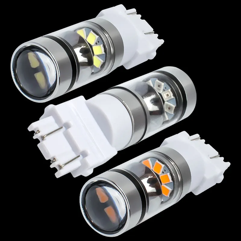1 Piece Super Bright T25 3157 P27/7W Double Reflector Cup LED Car Light Motor DRL Driving Lamp Turn Signal 3156 3057 3456 3757
1 Piece Super Bright T25 3157 P27/7W Double Reflector Cup LED Car Light Motor DRL Driving Lamp Turn Signal 3156 3057 3456 3757