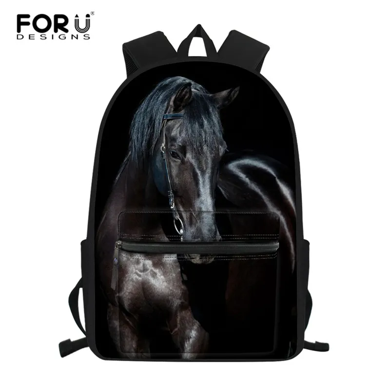 FORUDESIGNS Black Horse School Bag Set For Teen Boys Girls Cute Student Kids Schoolbag Primary Children Bookbag Mochila Gift
FORUDESIGNS Black Horse School Bag Set For Teen Boys Girls Cute Student Kids Schoolbag Primary Children Bookbag Mochila Gift