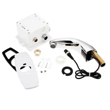 Automatic Infrared Sensor Kitchen Basin Faucet Smart Touchless Sink Cold Tap Single Handle Deck Mount + Controller Box
Automatic Infrared Sensor Kitchen Basin Faucet Smart Touchless Sink Cold Tap Single Handle Deck Mount + Controller Box
