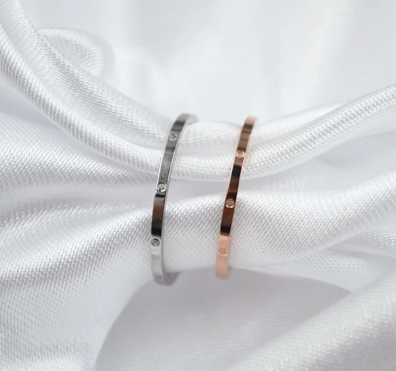 Tyme Love Fashion Jewelry Fine version Ring Female Titanium Steel Plated Rose Gold Couple Jewelry Size 3-10
Tyme Love Fashion Jewelry Fine version Ring Female Titanium Steel Plated Rose Gold Couple Jewelry Size 3-10