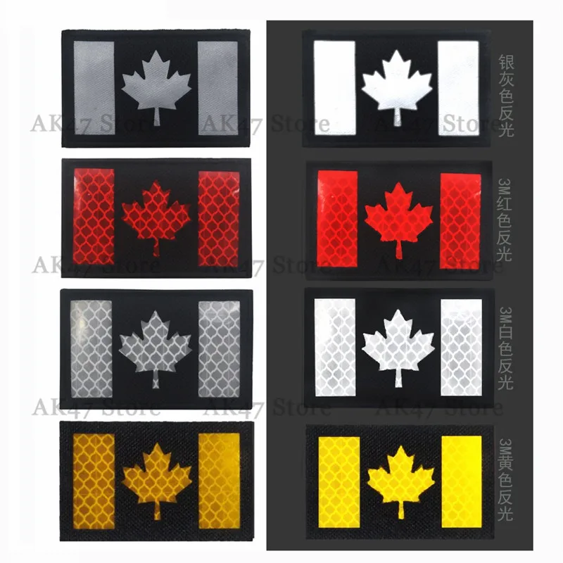 Canadian multicam canada flag IR infrared blackout morale reflective laser cut touch fastener patch
Canadian multicam canada flag IR infrared blackout morale reflective laser cut touch fastener patch
