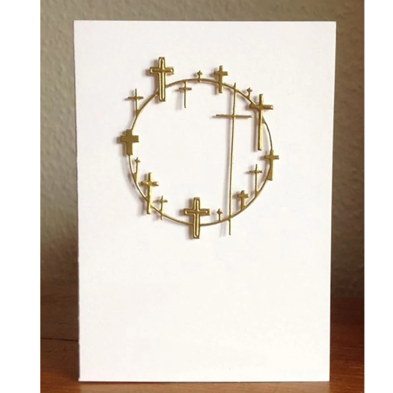 Circle Cross Pendant Metal Cutting Dies Stencils For DIY Scrapbooking Album Photo Paper Cards Making Crafts Decorative Handmade
Circle Cross Pendant Metal Cutting Dies Stencils For DIY Scrapbooking Album Photo Paper Cards Making Crafts Decorative Handmade