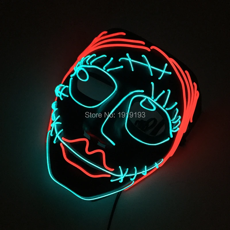 Wild Party Scary Led Mask Neon Horror Skull Cosplay Halloween Mask Crazy Terrifying EL Light Up Luminous Scared Ghost Party Mask
Wild Party Scary Led Mask Neon Horror Skull Cosplay Halloween Mask Crazy Terrifying EL Light Up Luminous Scared Ghost Party Mask