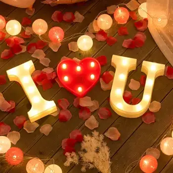 Foxanon LED Table Lamp A-Z Letters White LED Night Light Marquee Sign Alphabet Lamp For Birthday Wedding Party Bed Lamp Decor
Foxanon LED Table Lamp A-Z Letters White LED Night Light Marquee Sign Alphabet Lamp For Birthday Wedding Party Bed Lamp Decor
