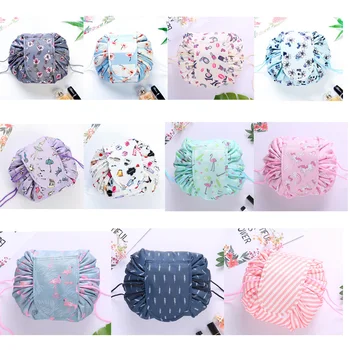 Fashion Women Polyester Cosmetic Container wash bag travel Drawstring Portable Flamingo Make up Cases Beauty Toiletry Kit
Fashion Women Polyester Cosmetic Container wash bag travel Drawstring Portable Flamingo Make up Cases Beauty Toiletry Kit