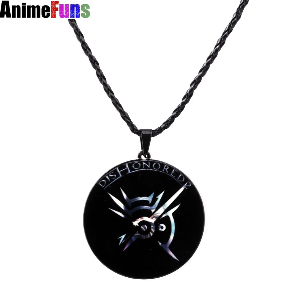 Circular Game Dishonored 2 Necklace For Male Letter Round bead Necklace Game Pendant Jewelry
Circular Game Dishonored 2 Necklace For Male Letter Round bead Necklace Game Pendant Jewelry