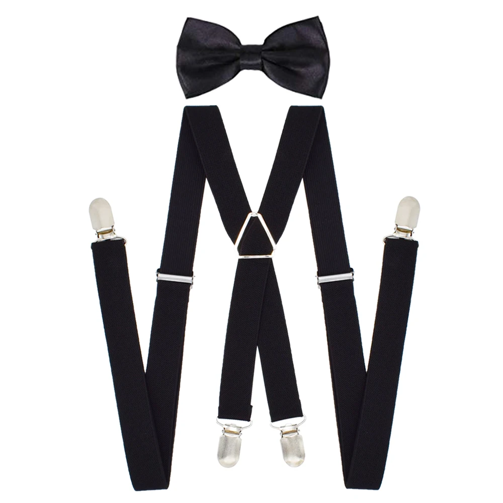 Mens Suspenders Set for Adult Polyester Material X-Shape with Bow Tie for Wedding Party
Mens Suspenders Set for Adult Polyester Material X-Shape with Bow Tie for Wedding Party