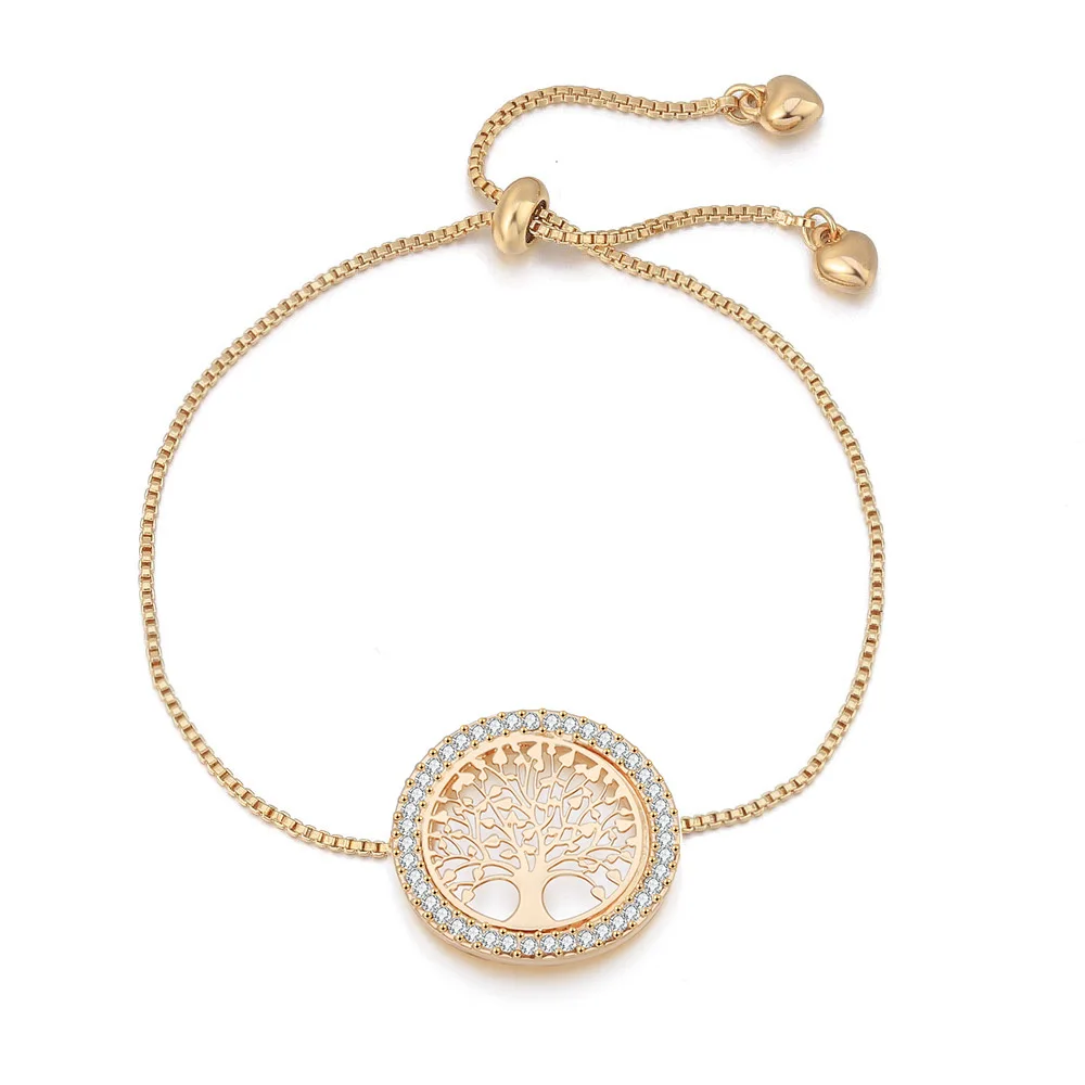 2019 New pulseira mujer moda Clear Crystal Gold Charm Bracelets Bangles For Women Tree of Life Adjustable Bracelet Jewelry Gift
2019 New pulseira mujer moda Clear Crystal Gold Charm Bracelets Bangles For Women Tree of Life Adjustable Bracelet Jewelry Gift