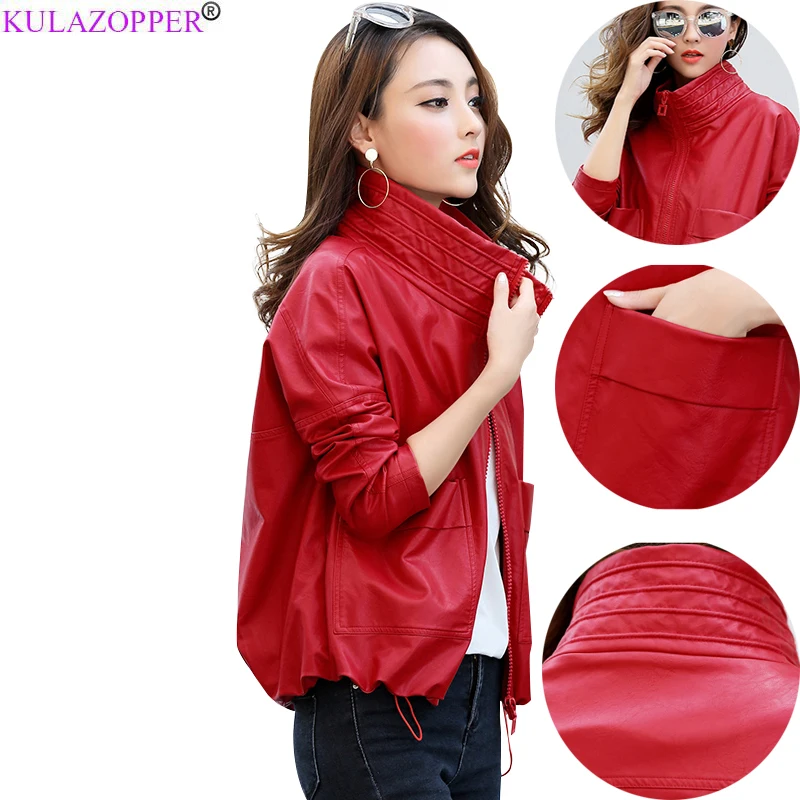 Leather Jacket Women Real Full Kulazopper Female Leather Jacket 2017 Autumn New Section Pu Coat Zipper Sleeve Outwear Qw489
Leather Jacket Women Real Full Kulazopper Female Leather Jacket 2017 Autumn New Section Pu Coat Zipper Sleeve Outwear Qw489