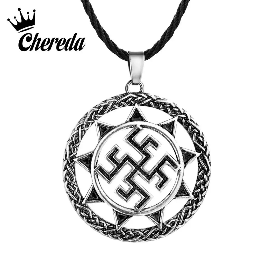 Chereda Vintage Noric Necklace for Men Classic Round Antique Silver Pendant Ethnic Bar Punk Necklaces
Chereda Vintage Noric Necklace for Men Classic Round Antique Silver Pendant Ethnic Bar Punk Necklaces
