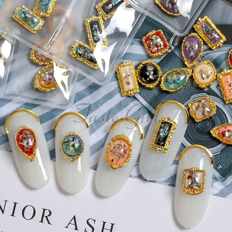 1 Pack Multi-Shaped 3d nail art decorations charms nails glitter Shell Amber Acrylic alloy Rimmed nail supplies tools jewelry
1 Pack Multi-Shaped 3d nail art decorations charms nails glitter Shell Amber Acrylic alloy Rimmed nail supplies tools jewelry