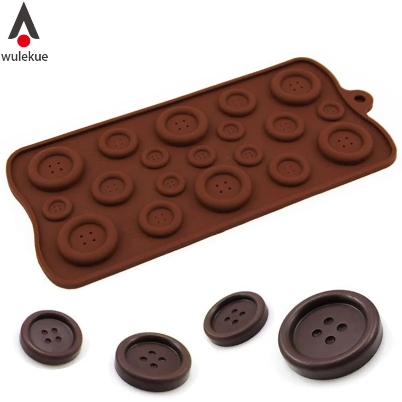 Wulekue Silicone Button Mold For Chocolate Jelly Pudding Candy Ice Cube Tray Mould Fondant Cake Decoration Tools Kitchen
Wulekue Silicone Button Mold For Chocolate Jelly Pudding Candy Ice Cube Tray Mould Fondant Cake Decoration Tools Kitchen
