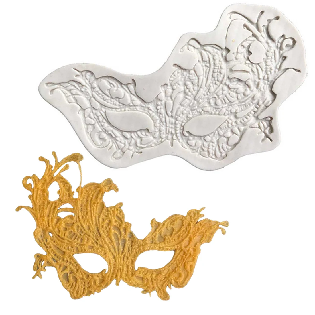 Sugarcraft Masquerade Mask Frame silicone mold fondant mold cake decorating tools chocolate gumpaste mold baking accessories
Sugarcraft Masquerade Mask Frame silicone mold fondant mold cake decorating tools chocolate gumpaste mold baking accessories