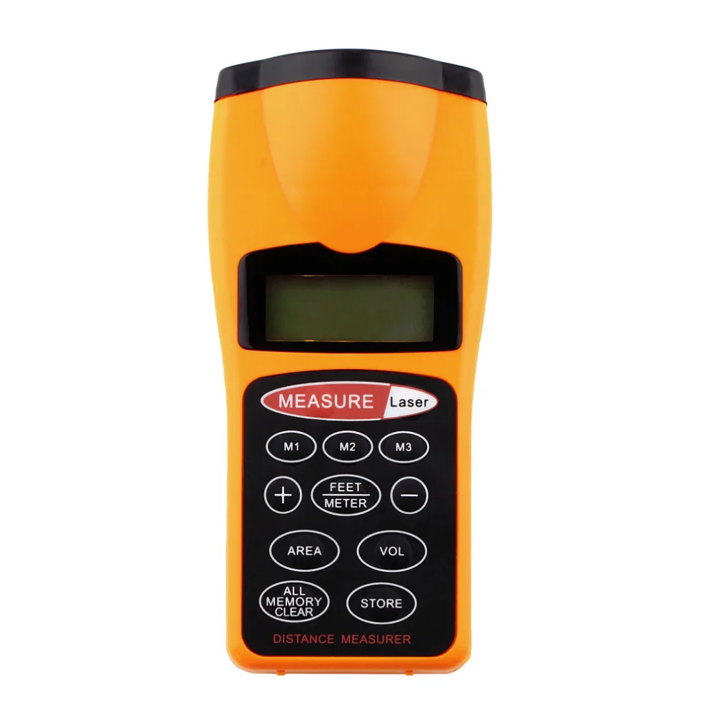 Worldwide Professional Durable Ultrasonic Distance Measurer Area Volum Meter Laser Designator LCD Night Light backlight
Worldwide Professional Durable Ultrasonic Distance Measurer Area Volum Meter Laser Designator LCD Night Light backlight