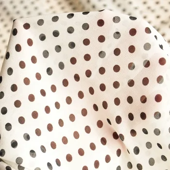 free ship white background black spot no stretch chiffon fabric mid weight price for 1.5 meters 150cm wide
free ship white background black spot no stretch chiffon fabric mid weight price for 1.5 meters 150cm wide