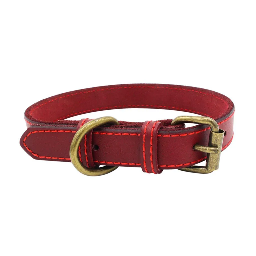Trsnser Dog Collar Brown Pet Dogs Collars Supplies Cortex Leather Soft Large Black Adjustable Harness 19Mer18 P35
Trsnser Dog Collar Brown Pet Dogs Collars Supplies Cortex Leather Soft Large Black Adjustable Harness 19Mer18 P35