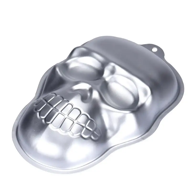 2017 new cake mold fondant mold 3D skull head cake decorating tools aluminum mold chocolate Halloween baking moulds
2017 new cake mold fondant mold 3D skull head cake decorating tools aluminum mold chocolate Halloween baking moulds