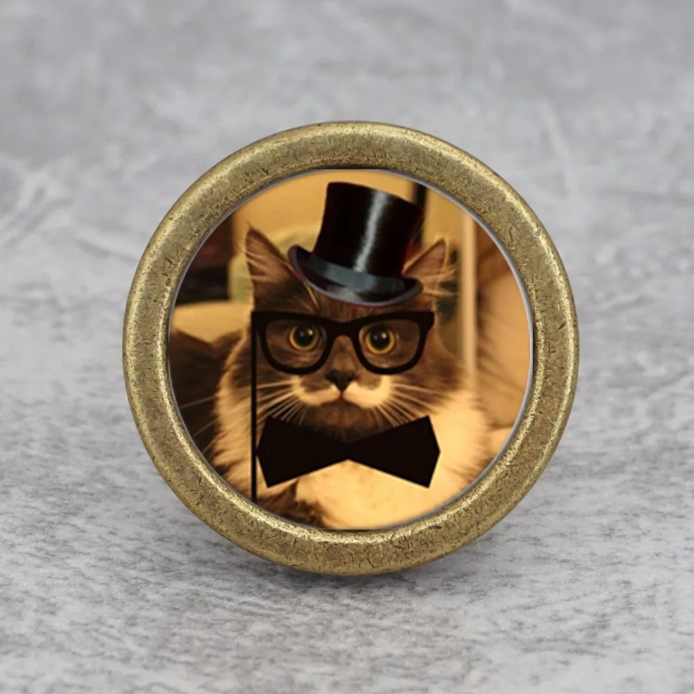 Gentleman Cat Knobs Drawer Dresser Knobs Handmade Kids Cupboard Handles Kitchen Cabinet Knobs Furniture Hardware
Gentleman Cat Knobs Drawer Dresser Knobs Handmade Kids Cupboard Handles Kitchen Cabinet Knobs Furniture Hardware