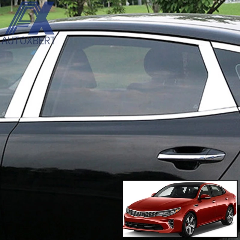 AX Chrome Window Pillar Post Cover Stainless Steel Molding Trim Frame Bezel Garnish Accent For Kia Optima K5 JF 2019 - 2016
AX Chrome Window Pillar Post Cover Stainless Steel Molding Trim Frame Bezel Garnish Accent For Kia Optima K5 JF 2019 - 2016