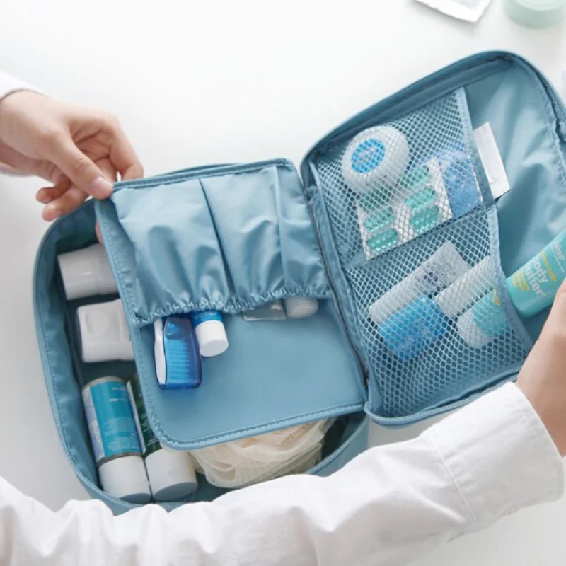 Hot Solid Waterproof Travel Bags Nylon Travel Cosmetic Bag Toothbrush Pouch Toiletries Storage Luggage Organizer Newest
Hot Solid Waterproof Travel Bags Nylon Travel Cosmetic Bag Toothbrush Pouch Toiletries Storage Luggage Organizer Newest