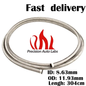 PRECISION AUTO LABS 6 AN AN6 (8.73mm ID) Braided Stainless Steel RUBBER Fuel Line Oil Hose 3M 3.3FT TK-AN6 HOSE
PRECISION AUTO LABS 6 AN AN6 (8.73mm ID) Braided Stainless Steel RUBBER Fuel Line Oil Hose 3M 3.3FT TK-AN6 HOSE