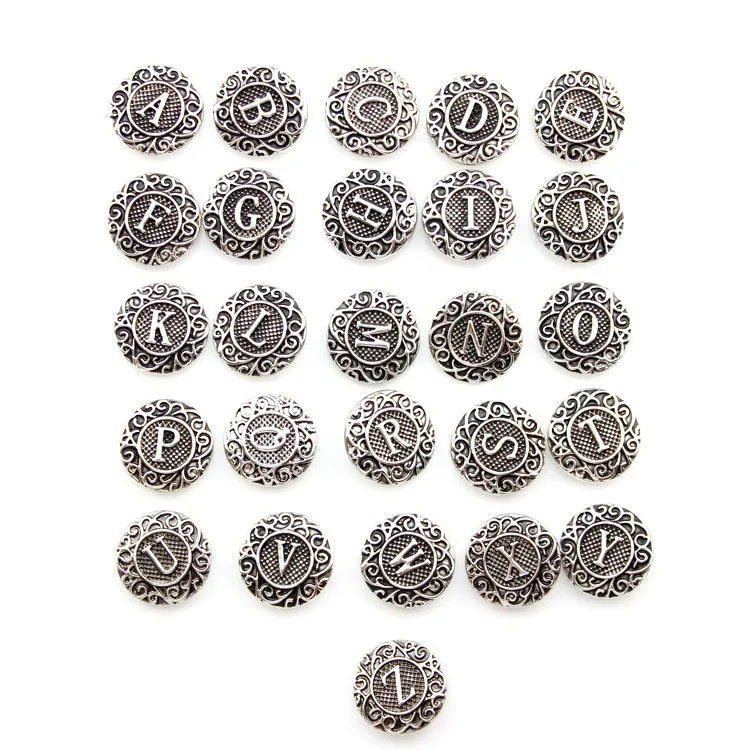 2pcs/lot Initial A-S Greek Letters Alphabet Snap Jewelry 18mm Metal Snap Button Fit Snap Bracelet Mixture Wholesale ZA425
2pcs/lot Initial A-S Greek Letters Alphabet Snap Jewelry 18mm Metal Snap Button Fit Snap Bracelet Mixture Wholesale ZA425