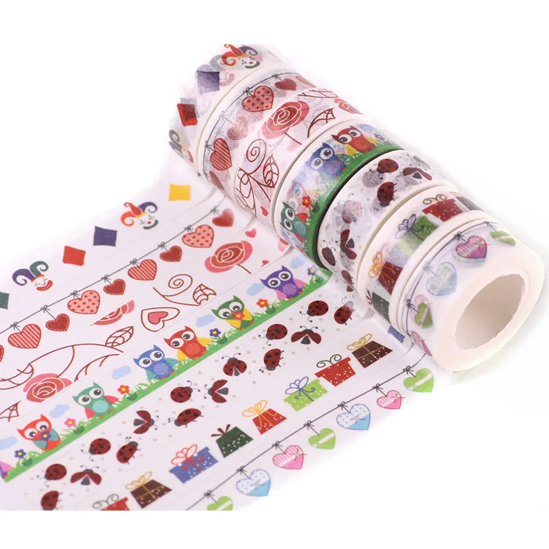 1PC New Cute Size 15mm*10m New Creative DIY Paper Washi Tape Cartoon Owl Family Decorative Adhesive Tape Masking Tape Stickers
1PC New Cute Size 15mm*10m New Creative DIY Paper Washi Tape Cartoon Owl Family Decorative Adhesive Tape Masking Tape Stickers