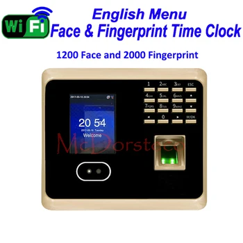 1200 Wifi ZK Face Time Attendance Empolyee Time Record System Tcp/ip Face and Fingerprint Time Clock UF100plus
1200 Wifi ZK Face Time Attendance Empolyee Time Record System Tcp/ip Face and Fingerprint Time Clock UF100plus