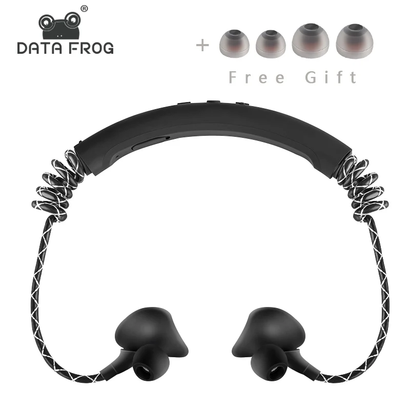 DATA FROG Bluetooth Wireless Sport Headset Headphone For Xiaomi iphone Stereo Bass Active Noise Cancelling For Mobile Phone
DATA FROG Bluetooth Wireless Sport Headset Headphone For Xiaomi iphone Stereo Bass Active Noise Cancelling For Mobile Phone