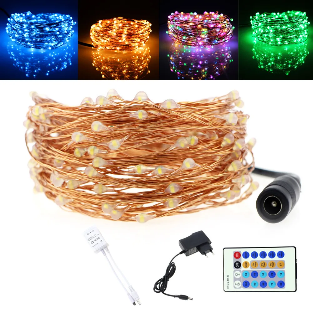 Waterproof Led Wire LED String Lights Remote Control RC Christmas Outdoor Festival Fairy lamps Home Garden Restaurant Decoration
Waterproof Led Wire LED String Lights Remote Control RC Christmas Outdoor Festival Fairy lamps Home Garden Restaurant Decoration