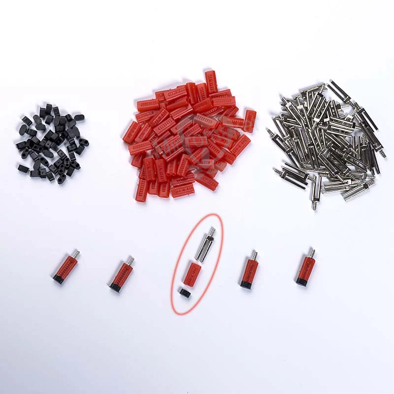 Dental Laboratory Use Double Twin Pin with Plastic Easily used with Pindex Machine 21mm 500 sets
Dental Laboratory Use Double Twin Pin with Plastic Easily used with Pindex Machine 21mm 500 sets