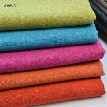 1 Meter 148cm Width Thick Solid Color Linen Dyed Fabric Home Textile Material DIY Fabric Curtains, Sofa, Table, Cushion Cloth
1 Meter 148cm Width Thick Solid Color Linen Dyed Fabric Home Textile Material DIY Fabric Curtains, Sofa, Table, Cushion Cloth