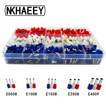 960Pcs/Box E0508 E1008 E1508 E2508 E4009 Insulated Ferrules Terminal Block Cord End Wire Connector Electrical Crimp Terminator
960Pcs/Box E0508 E1008 E1508 E2508 E4009 Insulated Ferrules Terminal Block Cord End Wire Connector Electrical Crimp Terminator