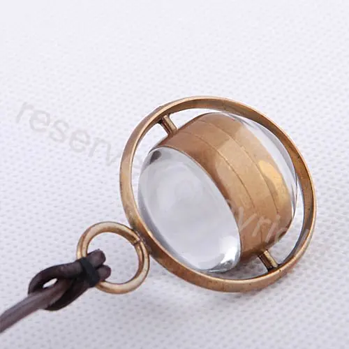 Bronze Tone Case Lady Glass Ball Wind Up Mechanical Pocket Watch Leather Strap Nice Xmas Gift Wholesale Price H125
Bronze Tone Case Lady Glass Ball Wind Up Mechanical Pocket Watch Leather Strap Nice Xmas Gift Wholesale Price H125